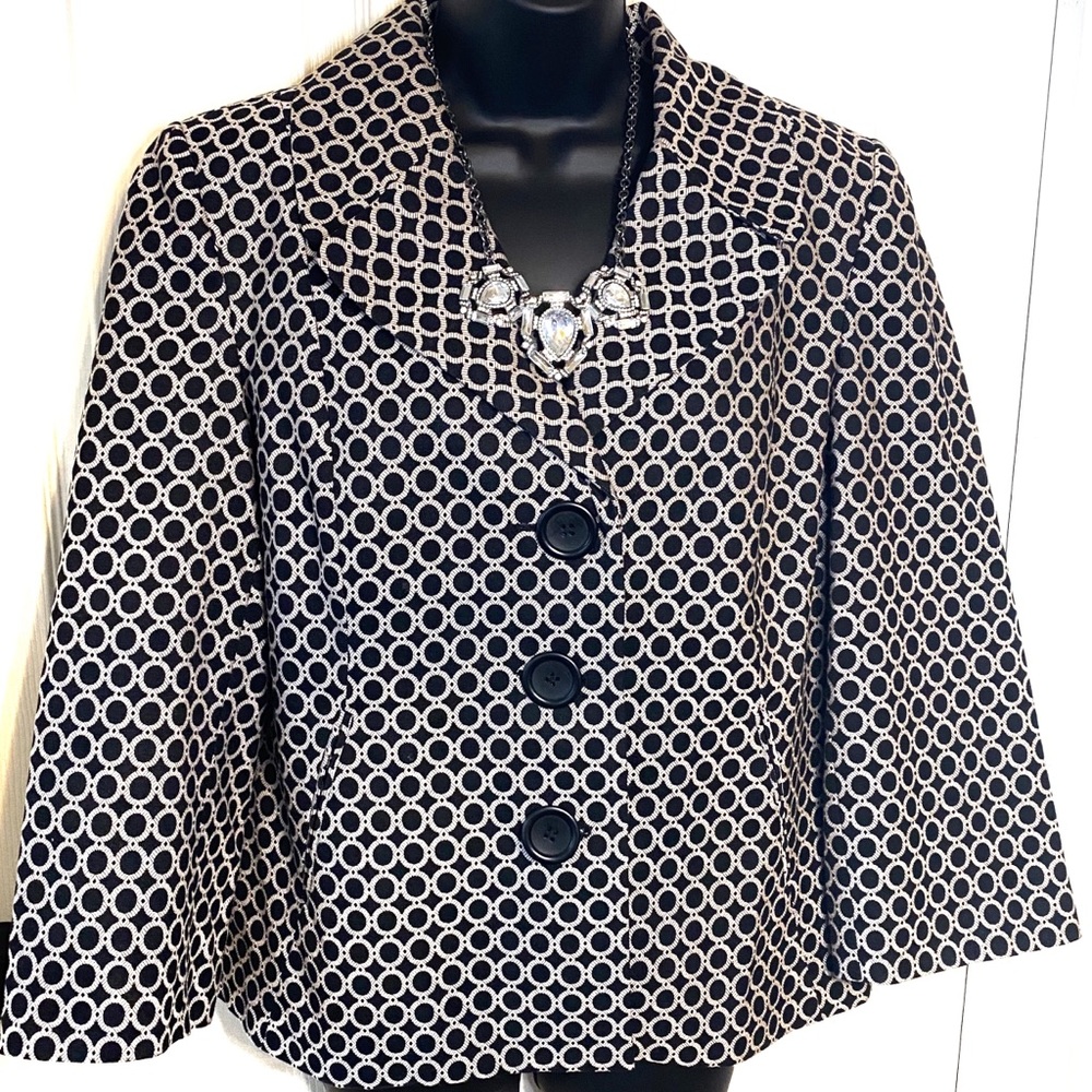 Rafaella Black & Silver Blazer